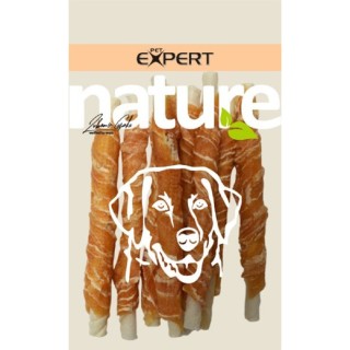 Pet Expert 100g tyč buvolí obalená kuřecím masem 13cm dog